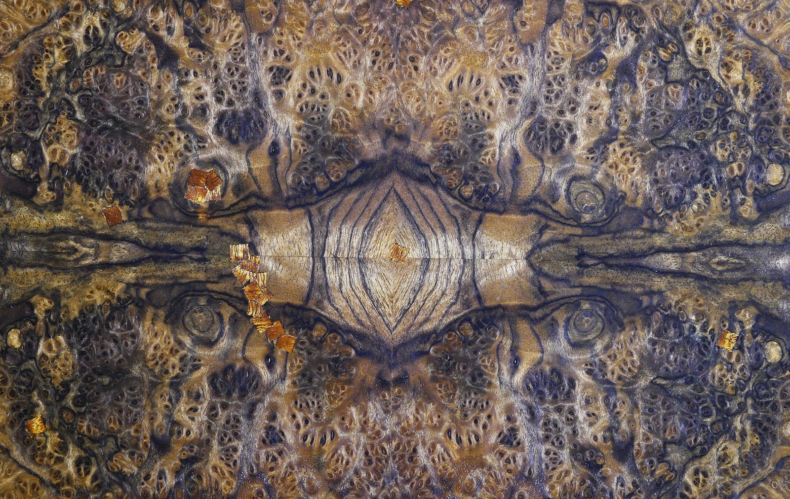 Book matched burr, where both halves are the same sheet mirrored, Breath