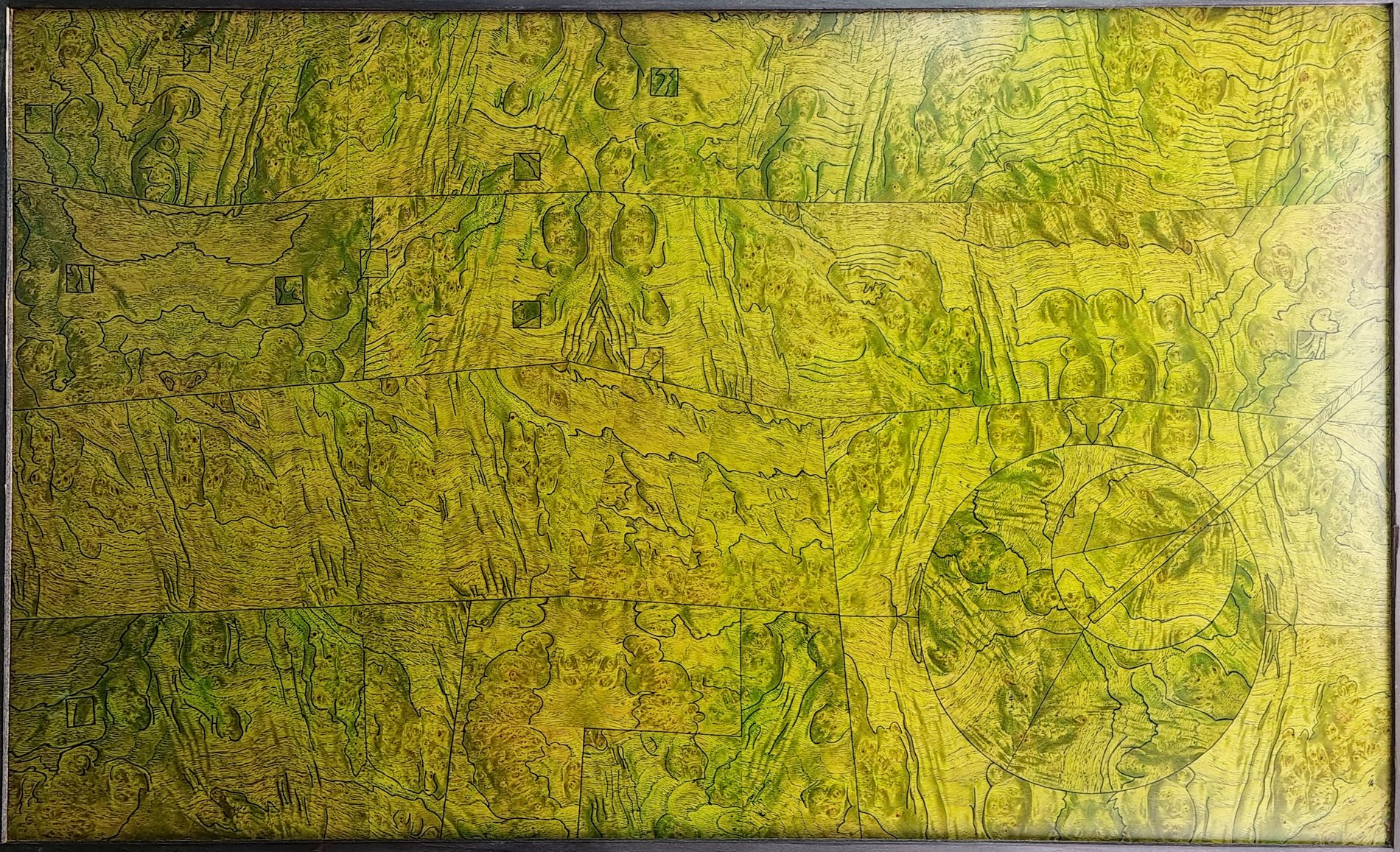 Now: Chaos, 62 × 103 cm